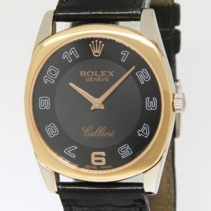 Rolex Cellini Danaos 18k White Rose Gold Manual Mens Wat 4233 159815