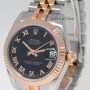 Rolex 31mm Midsize Datejust 18k Pink Gold  Steel Watch