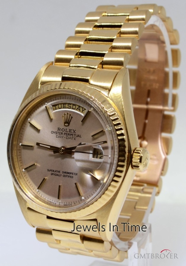 Rolex Mens Day-Date President 18k Yellow Gold Automatic 1803 392259