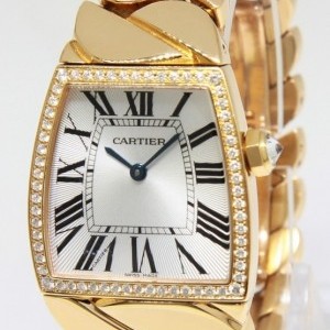 Cartier La Dona 18k Yellow Gold Diamond Large Ladies Watch WE60020H 387763