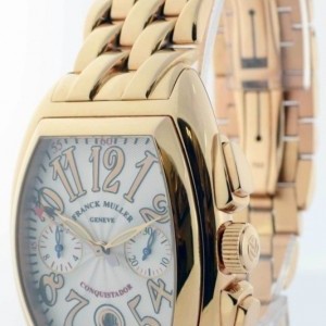 Franck Muller Mens Conquistador 18k Rose Gold Automatic Watch 80 8002CC 378291