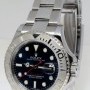 Rolex Yacht-Master Steel  Platinum Blue Dial Watch  Card