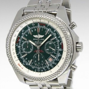 Breitling Bentley Motors Chronograph Stainless Steel Green D A25362 160309