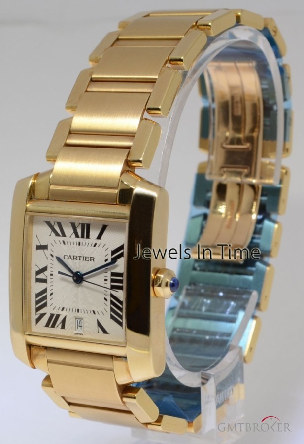 Cartier Tank Francaise 18k Yellow Gold Large Automatic Wat 1840 352573