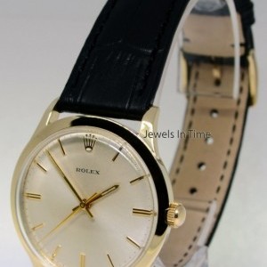 Tudor Vintage Mens 35mm 14k Yellow Gold Automatic Watch 55003 162685