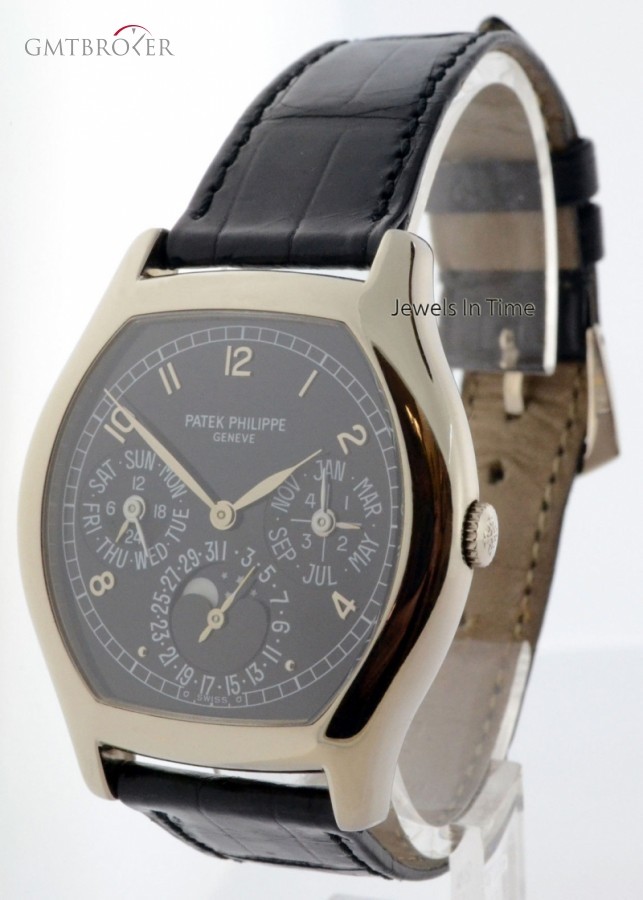 Patek Philippe Perpetual Calendar 18k Gold Mens Automatic Watch B 5040G 160187