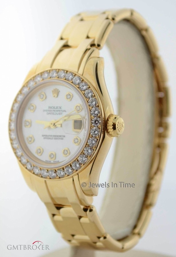 Rolex Ladies Pearlmaster 80318 18k Yellow Gold  Diamonds 80318 156009