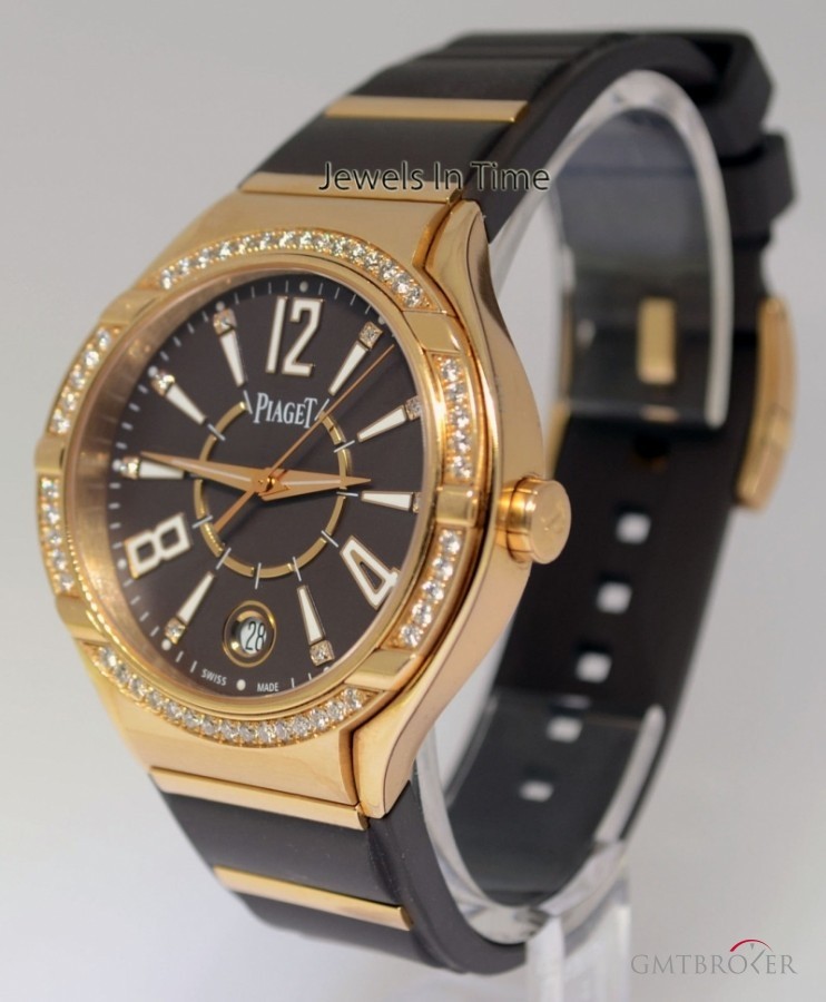 Piaget Polo FortyFive Ladies 18k Rose Gold  Diamond Watch GOA36013 163519