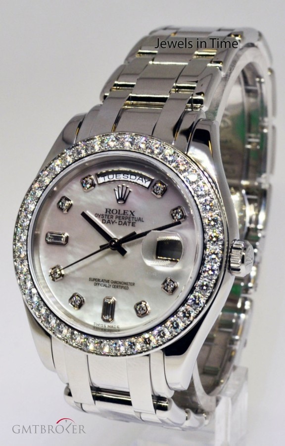 Rolex Day-Date Masterpiece Platinum  Diamond Pearlmaster 18946 449341