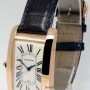 Cartier RARE LEFT HANDED American Tank 18k Rose Gold Watch