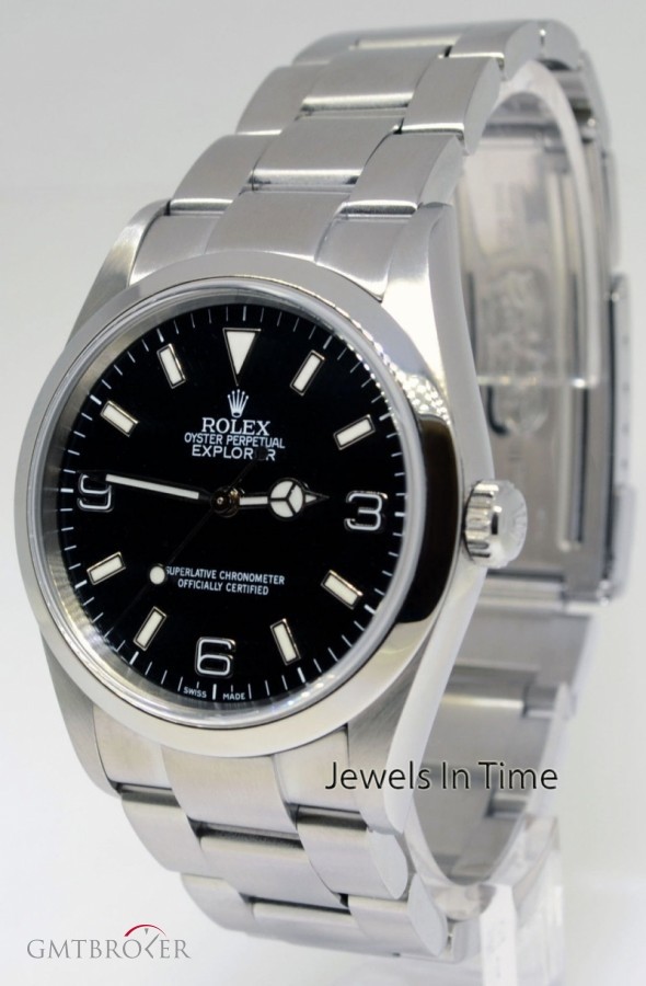 Rolex Explorer Stainless Steel Black Dial Mens Automatic 114270 290101