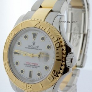 Rolex Yachtmaster 18k Yellow Gold  Steel BoxPapers Mens 16623 159539