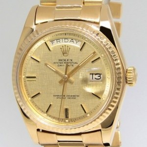 Rolex Day-Date President 18k Yellow Gold Florentine Dial 1803 319381
