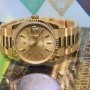 Rolex Day-Date President 18k Yellow Gold Champagne Mens
