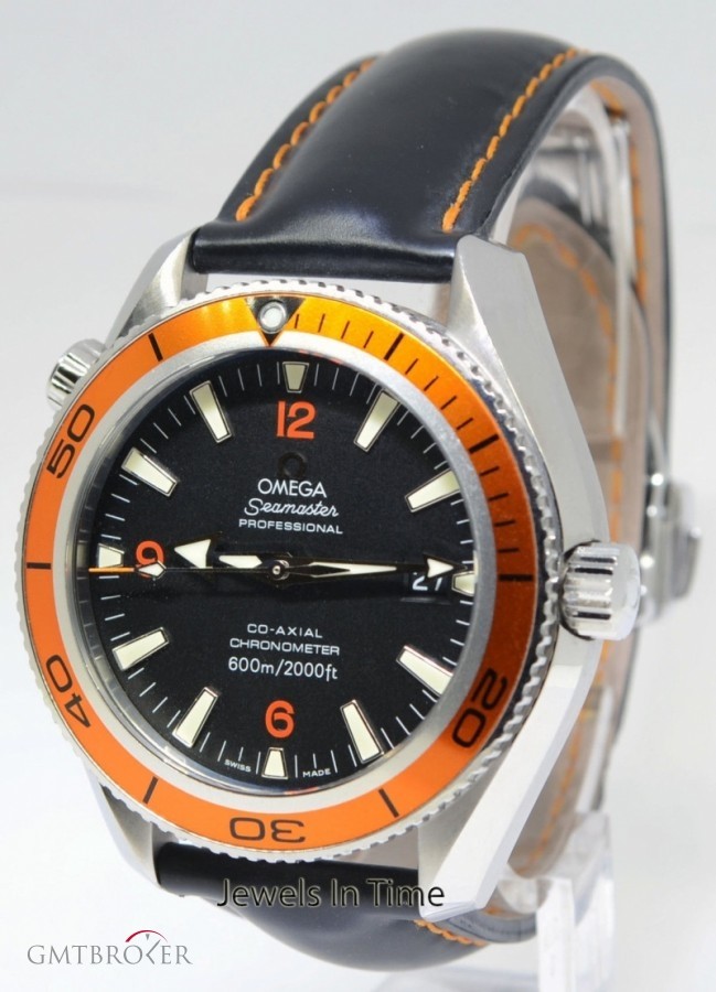 Omega Seamaster Planet Ocean Steel Mens 42mm Watch BoxPa 2209.50.00 298427