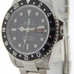Rolex Mens GMT-MASTER II Stainless Steel Mens Watch  Box 16710 400065