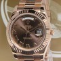 Rolex Day-Date II 18k Rose Gold President Chocolate Dial