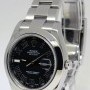 Rolex Datejust II Steel Mens Automatic Watch Black Roman