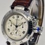 Cartier Pasha 38mm Stainless Steel Chronograph Mens Watch