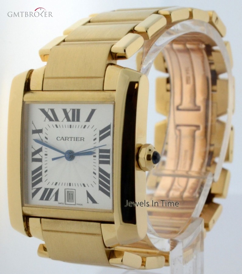 Cartier Tank Francaise 18k Yellow Gold Large Automatic Wat 1840 374591