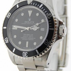 Rolex Sea-Dweller Stainless Steel Mens Automatic Dive Wa 16600 353621