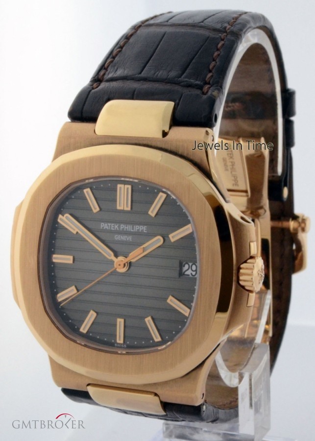 Patek Philippe Nautilus 18k Rose Gold Mens Automatic Watch 5711R 5711R 158509