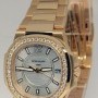 Patek Philippe Nautilus 18k Rose Gold  Diamonds Watch NEW BoxPape
