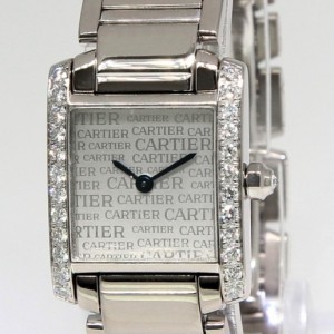 Cartier Tank Francaise Anniversary 18k White Gold Diamond 2403 246147