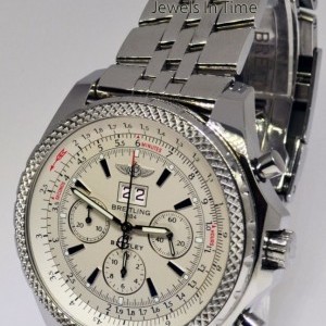 Breitling Bentley 675 Chronograph Steel Mens Watch BoxBooks A44362 489605