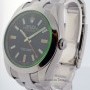 Rolex Milgauss Green Crystal Steel Mens Automatic Watch