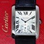 Cartier Tank MC Steel Automatic Mens Watch BoxPapers W5330