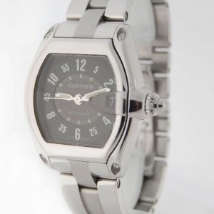 Cartier Roadster Stainless Steel Automatic Mens Watch Box nessuna 155303