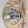 Rolex Ladies Datejust 18k Yellow Gold MOP Diamonds Watch