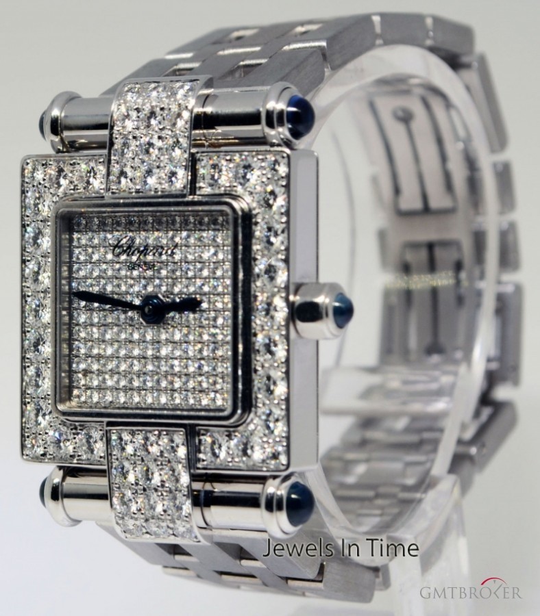 Chopard Imperiale Ladies 18k White Gold Diamond  Sapphire 38/3448-23 367717