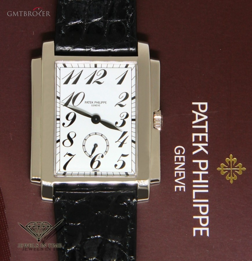 Patek Philippe 5024 Gondolo 18k White Gold Manual Mens Watch 5024 5024G 431449