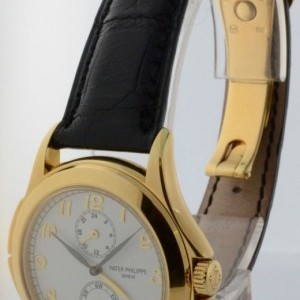 Patek Philippe Mens Travel Time 5134J 18k Gold Mechanical Watch B 5134J 157667
