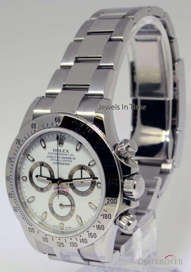 Rolex Daytona Steel Mens Chronograph Watch BoxPapers 116 116520 161241