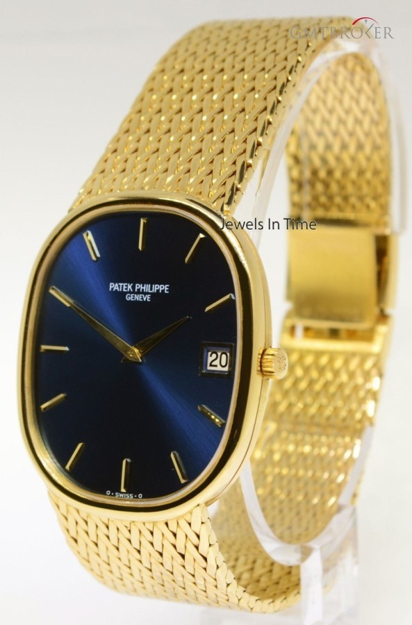 Patek Philippe Ellipse 18k Yellow Gold Automatic Mens Watch  Box 36051 208669