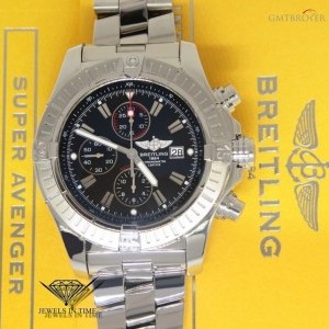 Breitling Super Avenger Chronograph Stainless Steel Mens Wat A13370 454977