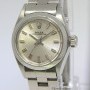Rolex Oyster Perpetual No Date Stainless Steel Silver Di