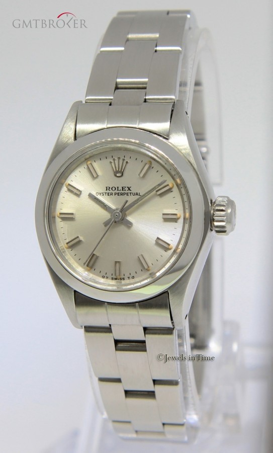 Rolex Oyster Perpetual No Date Stainless Steel Silver Di 6718 160243