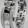 Chopard La Stada 18k White Gold  Diamond Ladies Watch 3280