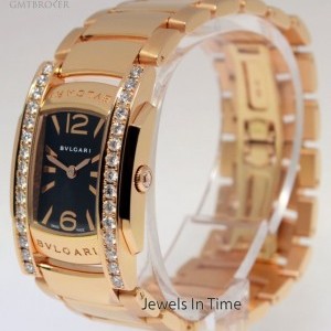 Bulgari Bvlgari Assioma 18k Rose Gold Ladies Watch BoxBook AAP31G 310271