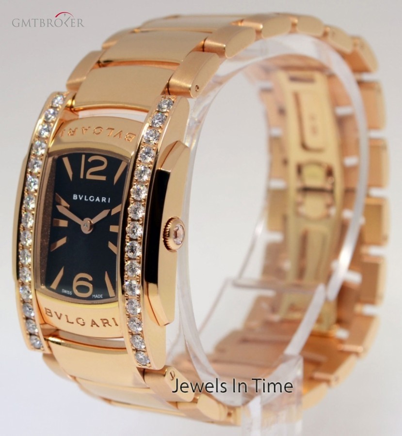 Bulgari Bvlgari Assioma 18k Rose Gold Ladies Watch BoxBook AAP31G 310271