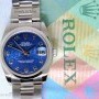 Rolex Midsize Datejust Steel Blue Jubilee Dial Oyster Br