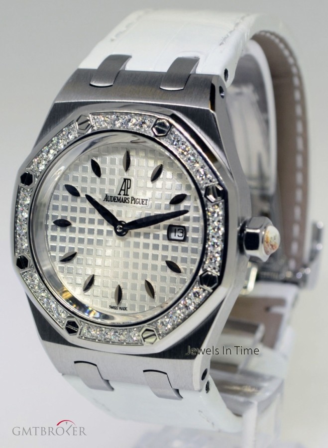 Audemars Piguet Lady Royal Oak Steel Diamond Watch BoxPapers 67621 67621ST.ZZ.D012CR.02 161451