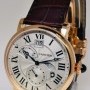 Cartier Rotonde Retrograde Time Zone18k Rose Gold Watch Bo