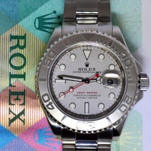 Rolex Yacht-Master Platinum  Stainless Steel Mens Automa 16622 455245