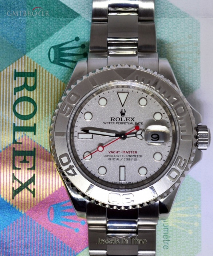 Rolex Yacht-Master Platinum  Stainless Steel Mens Automa 16622 455245