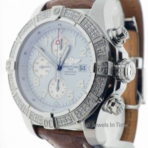 Breitling Mens Super Avenger Chronograph Automatic Steel  Di A13370 156405